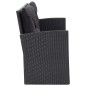 vidaXL 6-tlg. Garten-Lounge-Set mit Kissen Poly Rattan Schwarz vidaXL 6-tlg. Garten-Lounge-Set mit Kissen Poly Rattan Schwarz