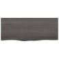 vidaXL Waschtischplatte Dunkelbraun 100x40x(2-6)cm Massivholz vidaXL Waschtischplatte Dunkelbraun 100x40x(2-6)cm Massivholz