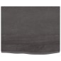 vidaXL Waschtischplatte Dunkelgrau 60x50x2 cm Massivholz Behandelt vidaXL Waschtischplatte Dunkelgrau 60x50x2 cm Massivholz Behandelt