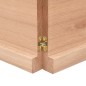 vidaXL Waschtischplatte Hellbraun 200x60x4 cm Massivholz Behandelt vidaXL Waschtischplatte Hellbraun 200x60x4 cm Massivholz Behandelt