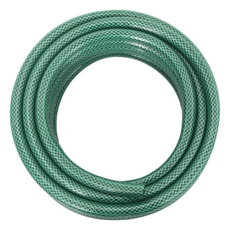 vidaXL Gartenschlauch Grün 0,6" 30 m PVC