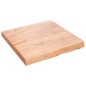vidaXL Waschtischplatte Hellbraun 60x60x6 cm Massivholz Behandelt vidaXL Waschtischplatte Hellbraun 60x60x6 cm Massivholz Behandelt