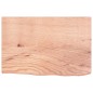 vidaXL Waschtischplatte Hellbraun 60x40x4 cm Massivholz Behandelt vidaXL Waschtischplatte Hellbraun 60x40x4 cm Massivholz Behandelt