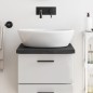 vidaXL Waschtischplatte Dunkelgrau 40x60x4 cm Massivholz Behandelt vidaXL Waschtischplatte Dunkelgrau 40x60x4 cm Massivholz Behandelt