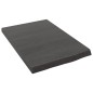 vidaXL Waschtischplatte Dunkelgrau 40x60x4 cm Massivholz Behandelt vidaXL Waschtischplatte Dunkelgrau 40x60x4 cm Massivholz Behandelt