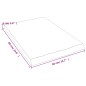 vidaXL Waschtischplatte Dunkelgrau 40x60x4 cm Massivholz Behandelt vidaXL Waschtischplatte Dunkelgrau 40x60x4 cm Massivholz Behandelt