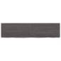 vidaXL Waschtischplatte Dunkelbraun 120x30x(2-6)cm Massivholz vidaXL Waschtischplatte Dunkelbraun 120x30x(2-6)cm Massivholz