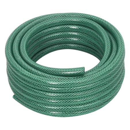 vidaXL Gartenschlauch mit Kupplung-Set Grün 0,5" 50 m PVC