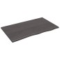 vidaXL Waschtischplatte Dunkelgrau 100x60x2 cm Massivholz Behandelt vidaXL Waschtischplatte Dunkelgrau 100x60x2 cm Massivholz Behandelt