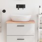 vidaXL Waschtischplatte Hellbraun 60x30x2 cm Massivholz Behandelt vidaXL Waschtischplatte Hellbraun 60x30x2 cm Massivholz Behandelt