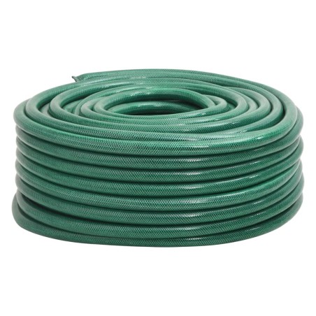 vidaXL Gartenschlauch Grün 1,3" 100 m PVC