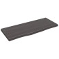 vidaXL Waschtischplatte Dunkelgrau 100x40x4 cm Massivholz Behandelt vidaXL Waschtischplatte Dunkelgrau 100x40x4 cm Massivholz Behandelt