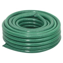 vidaXL Gartenschlauch Grün 0,9" 50 m PVC