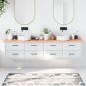 vidaXL Waschtischplatte Hellbraun 220x40x(2-4) cm Massivholz Behandelt vidaXL Waschtischplatte Hellbraun 220x40x(2-4) cm Massivholz Behandelt