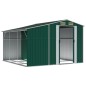 vidaXL Gerätehaus Grün 277x279x179 cm Verzinkter Stahl vidaXL Gerätehaus Grün 277x279x179 cm Verzinkter Stahl