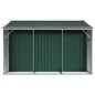 vidaXL Gerätehaus Grün 277x279x179 cm Verzinkter Stahl vidaXL Gerätehaus Grün 277x279x179 cm Verzinkter Stahl