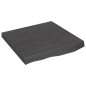 vidaXL Waschtischplatte Dunkelbraun 60x60x(2-6)cm Massivholz Behandelt vidaXL Waschtischplatte Dunkelbraun 60x60x(2-6)cm Massivholz Behandelt