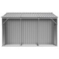 vidaXL Gerätehaus Grau 277x279x179 cm Verzinkter Stahl vidaXL Gerätehaus Grau 277x279x179 cm Verzinkter Stahl
