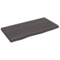 vidaXL Waschtischplatte Dunkelgrau 80x40x4 cm Massivholz Behandelt vidaXL Waschtischplatte Dunkelgrau 80x40x4 cm Massivholz Behandelt