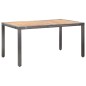 7-tlg. Garten-Essgruppe mit Auflagen Poly Rattan Grey 7-tlg. Garten-Essgruppe mit Auflagen Poly Rattan Grey