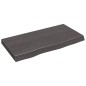 vidaXL Waschtischplatte Dunkelgrau 80x40x6 cm Massivholz Behandelt vidaXL Waschtischplatte Dunkelgrau 80x40x6 cm Massivholz Behandelt