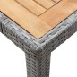7-tlg. Garten-Essgruppe mit Auflagen Poly Rattan Grey 7-tlg. Garten-Essgruppe mit Auflagen Poly Rattan Grey