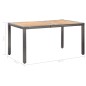 7-tlg. Garten-Essgruppe mit Auflagen Poly Rattan Grey 7-tlg. Garten-Essgruppe mit Auflagen Poly Rattan Grey