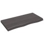 vidaXL Waschtischplatte Dunkelbraun 100x50x(2-6)cm Massivholz vidaXL Waschtischplatte Dunkelbraun 100x50x(2-6)cm Massivholz