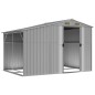 vidaXL Gerätehaus Grau 277x192,5x179 cm Verzinkter Stahl vidaXL Gerätehaus Grau 277x192,5x179 cm Verzinkter Stahl