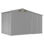 vidaXL Gerätehaus Grau 277x192,5x179 cm Verzinkter Stahl vidaXL Gerätehaus Grau 277x192,5x179 cm Verzinkter Stahl