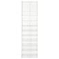 vidaXL Schuhschrank Hochglanz-Weiß 54x34x183 cm Holzwerkstoff vidaXL Schuhschrank Hochglanz-Weiß 54x34x183 cm Holzwerkstoff