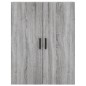 Highboard Grau Sonoma 69,5x34x180 cm Holzwerkstoff Highboard Grau Sonoma 69,5x34x180 cm Holzwerkstoff