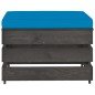 vidaXL 3-tlg. Garten-Lounge-Set mit Kissen Grau Imprägniertes Holz vidaXL 3-tlg. Garten-Lounge-Set mit Kissen Grau Imprägniertes Holz