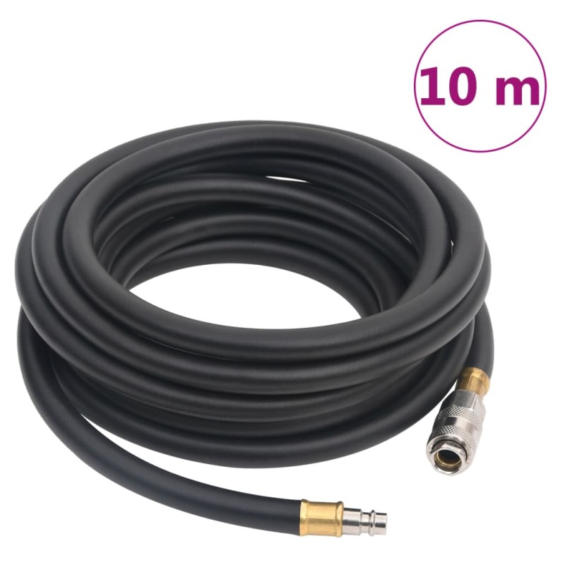 vidaXL Hybrid-Luftschlauch Schwarz 0,6" 10 m Gummi und PVC vidaXL Hybrid-Luftschlauch Schwarz 0,6" 10 m Gummi und PVC