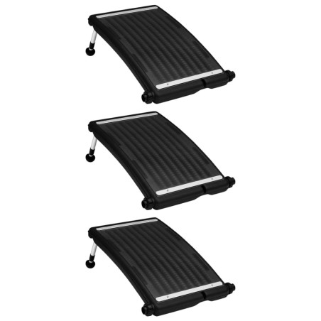 vidaXL Gebogene Solar-Heizpaneele für Pool 3 Stk. 72,5x46 cm