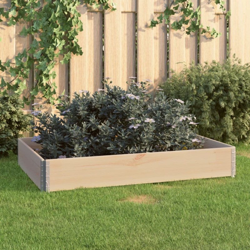 vidaXL Hochbeet 80x120 cm Kiefer Massivholz vidaXL Hochbeet 80x120 cm Kiefer Massivholz
