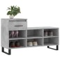 vidaXL Schuhregal Betongrau 102x36x60 cm Holzwerkstoff vidaXL Schuhregal Betongrau 102x36x60 cm Holzwerkstoff