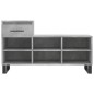 vidaXL Schuhregal Betongrau 102x36x60 cm Holzwerkstoff vidaXL Schuhregal Betongrau 102x36x60 cm Holzwerkstoff