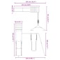 vidaXL Spielturm Imprägniertes Kiefernholz vidaXL Spielturm Imprägniertes Kiefernholz