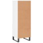 vidaXL Highboard Hochglanz-Weiß 40x36x110 cm Holzwerkstoff vidaXL Highboard Hochglanz-Weiß 40x36x110 cm Holzwerkstoff