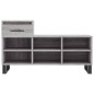 vidaXL Schuhregal Grau Sonoma 102x36x60 cm Holzwerkstoff vidaXL Schuhregal Grau Sonoma 102x36x60 cm Holzwerkstoff