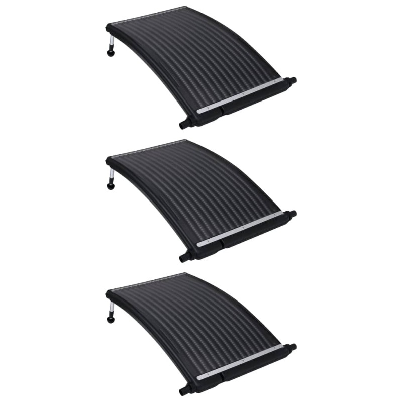 vidaXL Gebogene Solar-Heizpaneele für Pool 3 Stk. 110x65 cm vidaXL Gebogene Solar-Heizpaneele für Pool 3 Stk. 110x65 cm