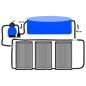 vidaXL Gebogene Solar-Heizpaneele für Pool 3 Stk. 110x65 cm vidaXL Gebogene Solar-Heizpaneele für Pool 3 Stk. 110x65 cm