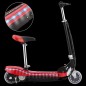 vidaXL E-Scooter mit Sitz und LED 120 W Rot vidaXL E-Scooter mit Sitz und LED 120 W Rot