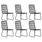 vidaXL 7-tlg. Garten-Essgruppe Poly Rattan und Glas vidaXL 7-tlg. Garten-Essgruppe Poly Rattan und Glas