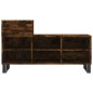 vidaXL Schuhregal Räuchereiche 102x36x60 cm Holzwerkstoff vidaXL Schuhregal Räuchereiche 102x36x60 cm Holzwerkstoff
