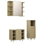 vidaXL 3-tlg. Badmöbel-Set Sonoma-Eiche Holzwerkstoff vidaXL 3-tlg. Badmöbel-Set Sonoma-Eiche Holzwerkstoff