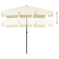 vidaXL Strandschirm Sandgelb 200x125 cm vidaXL Strandschirm Sandgelb 200x125 cm