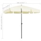 vidaXL Strandschirm Sandgelb 200x125 cm vidaXL Strandschirm Sandgelb 200x125 cm
