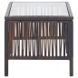 vidaXL 4-tlg. Garten-Lounge-Set mit Auflage Poly Rattan Braun vidaXL 4-tlg. Garten-Lounge-Set mit Auflage Poly Rattan Braun
